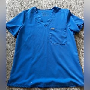 Ceil Blue Catarina, one pocket scrub top